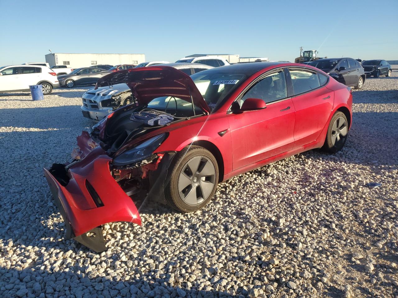 VIN 5YJ3E1EA0PF648763 2023 TESLA MODEL 3 no.1