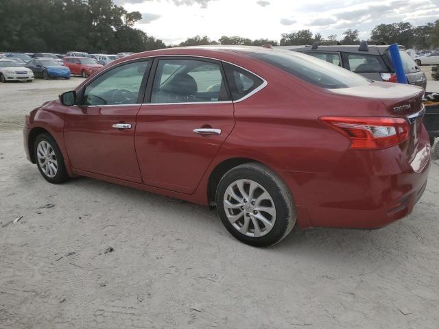  NISSAN SENTRA 2018 Czerwony