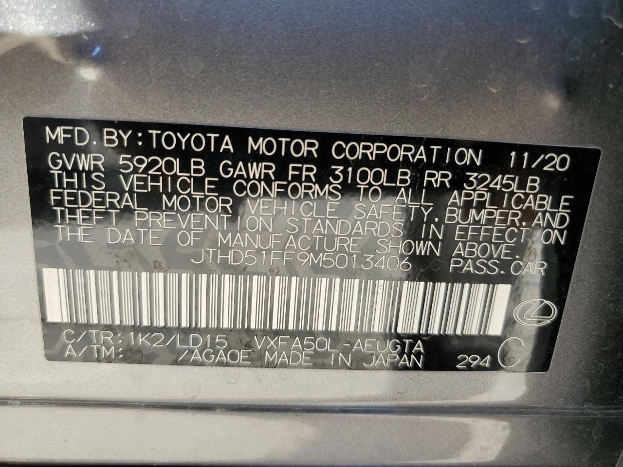 2021 Lexus LS - Image 12