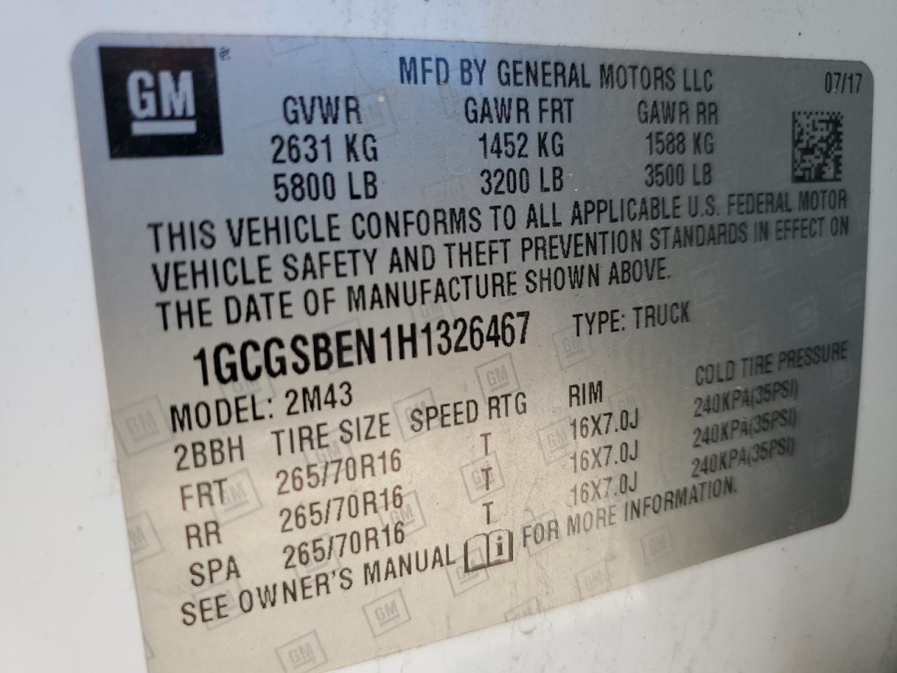 2017 Chevrolet Colorado - Image 14