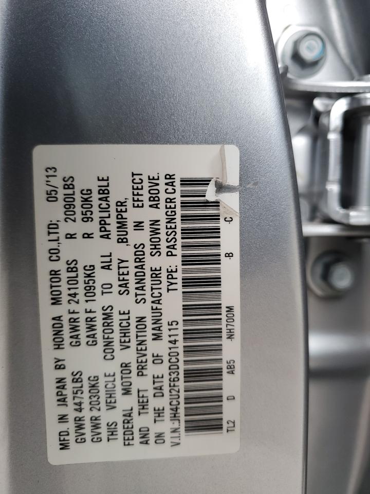 2013 Acura Tsx Tech VIN: JH4CU2F63DC014115 Lot: 80130894