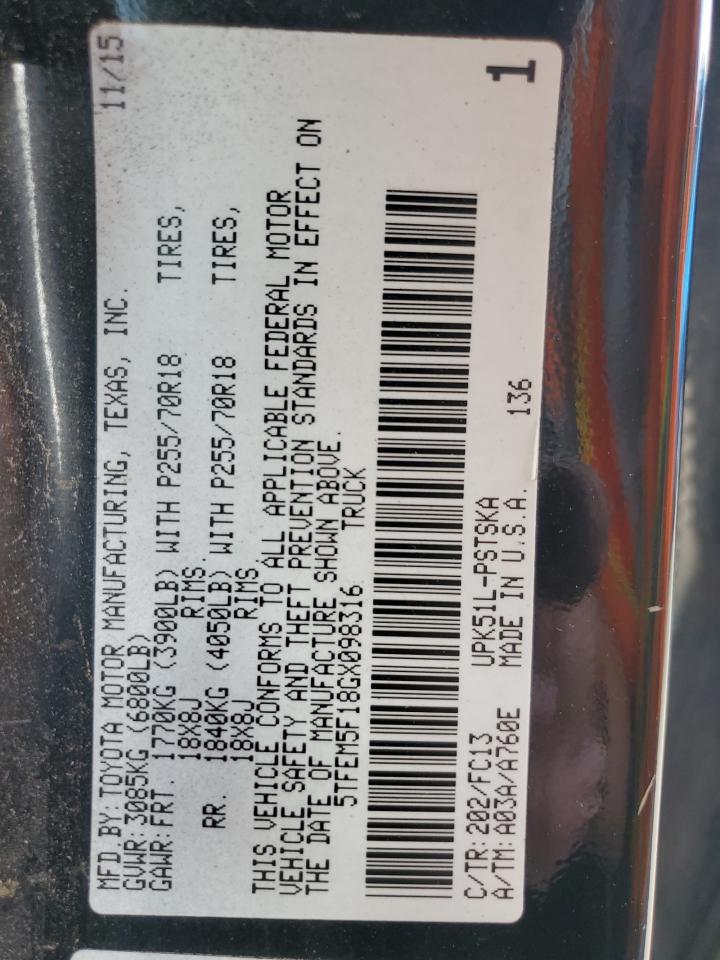 2016 Toyota Tundra - Image 12