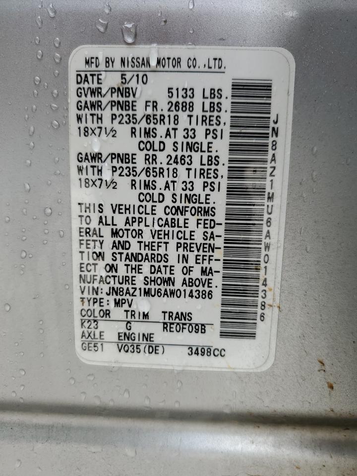 2010 Nissan Murano - Image 14