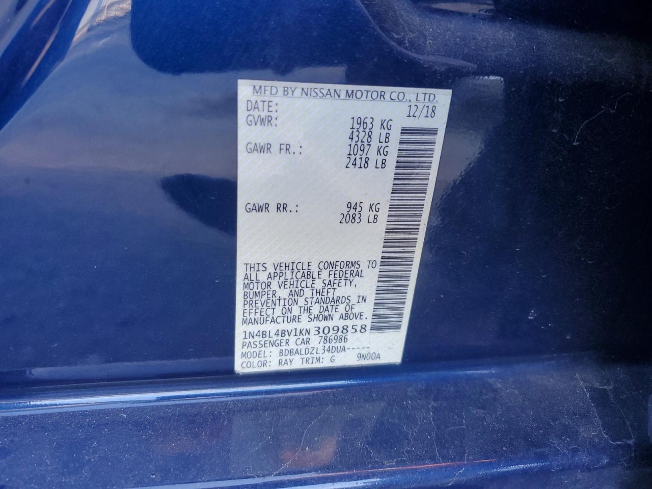 2019 Nissan Altima - Image 12