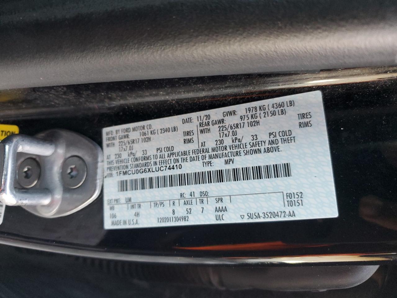 2020 Ford Escape - Image 13