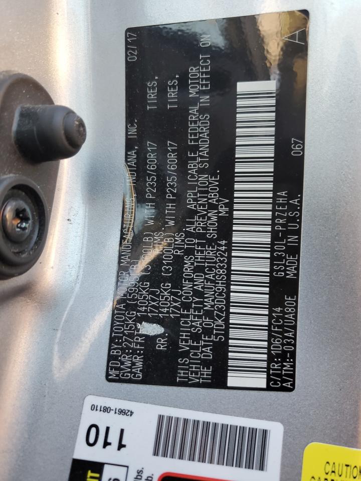 5TDKZ3DC9HS833244 TOYOTA All Models 2017