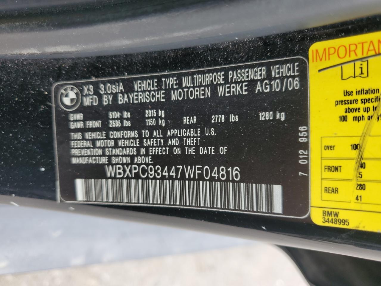 2007 BMW X3 - Image 15