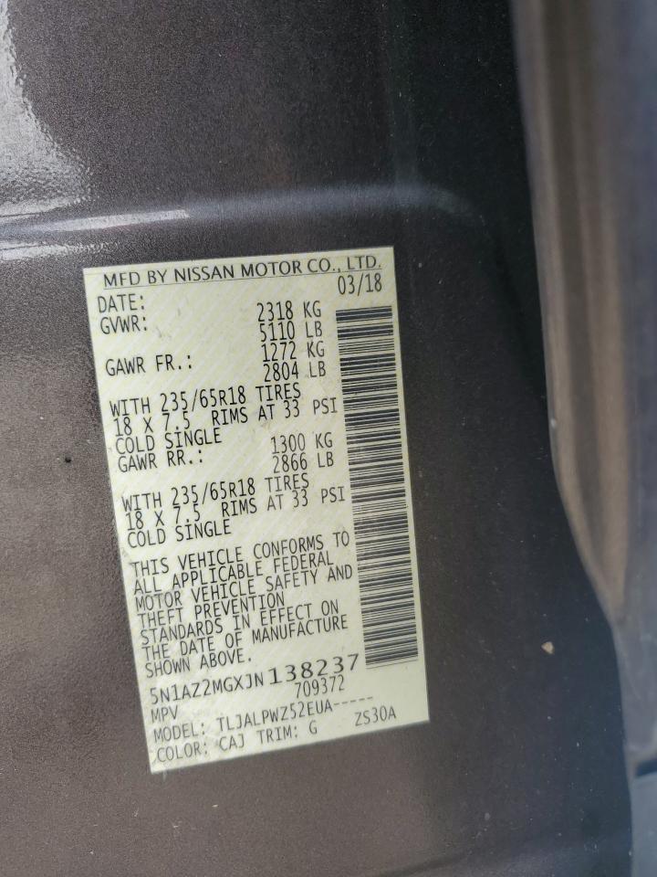 2018 Nissan Murano - Image 13