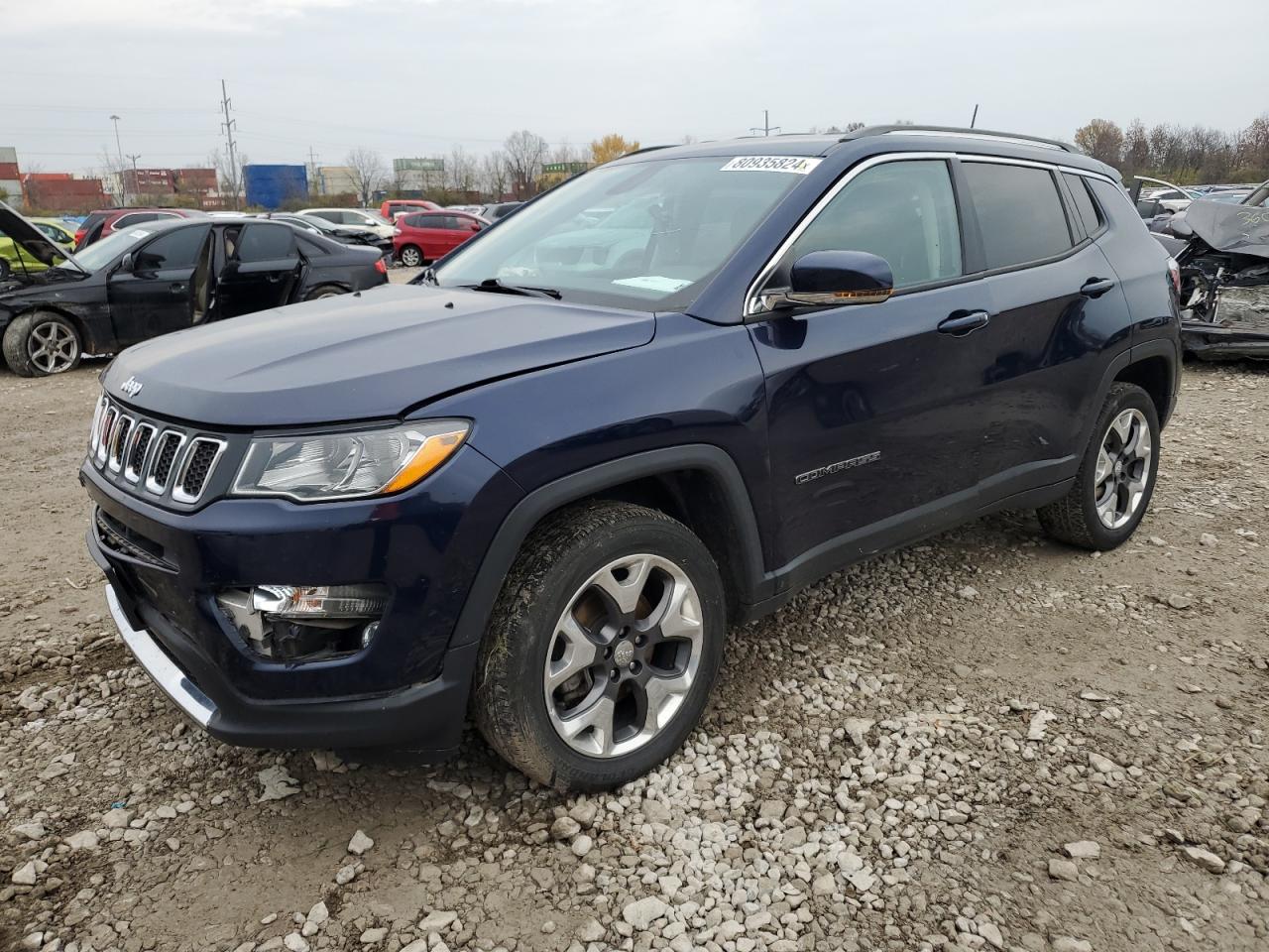 VIN 3C4NJDCB7KT791236 2019 JEEP COMPASS no.1