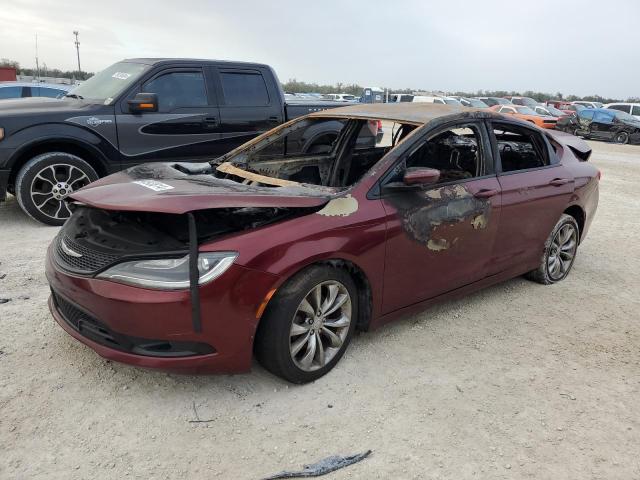 2015 Chrysler 200 S de vânzare în Arcadia, FL - Burn