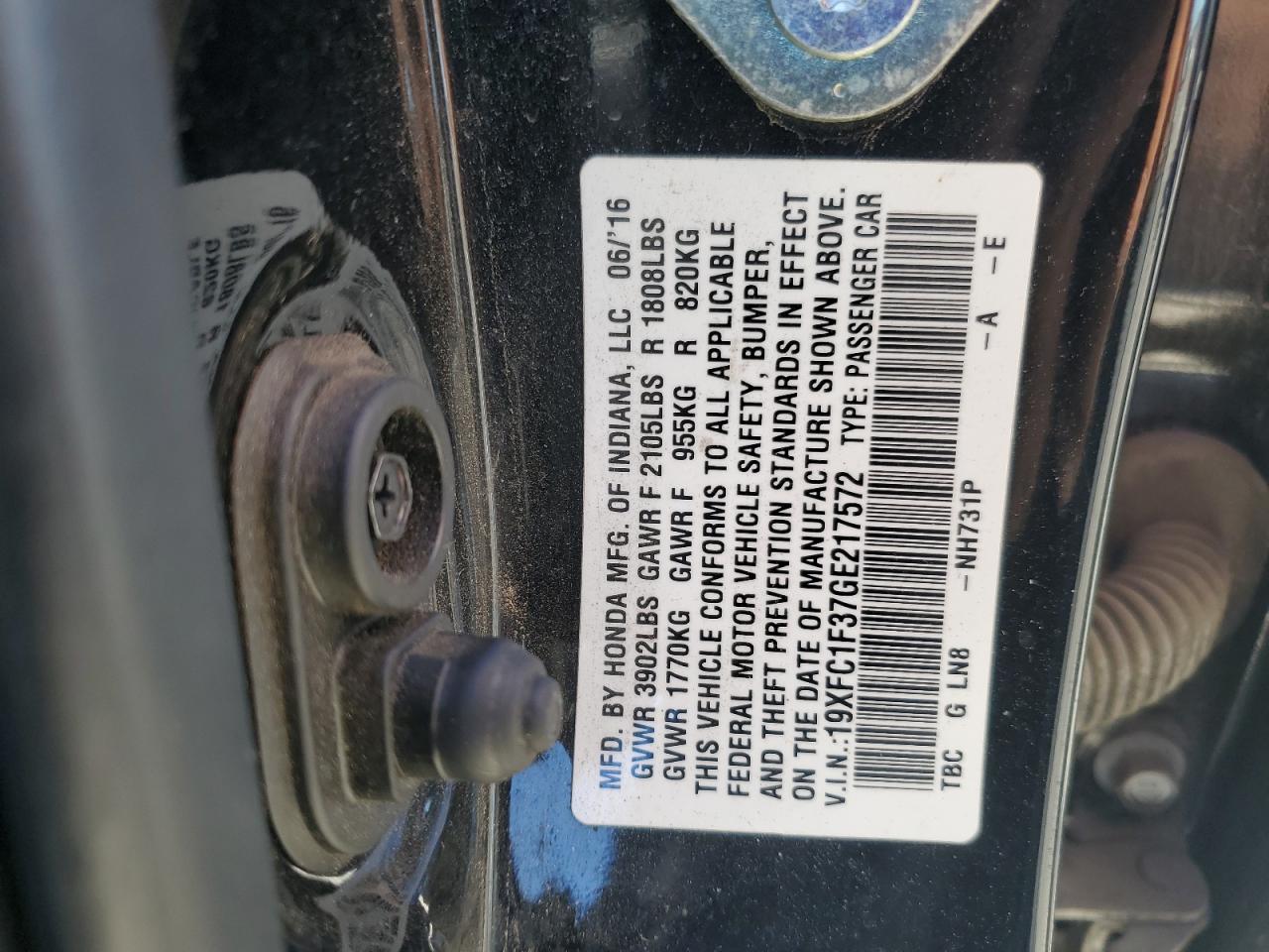2016 Honda Civic - Image 14