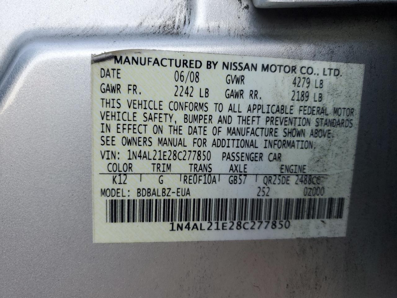 2008 Nissan Altima - Image 12