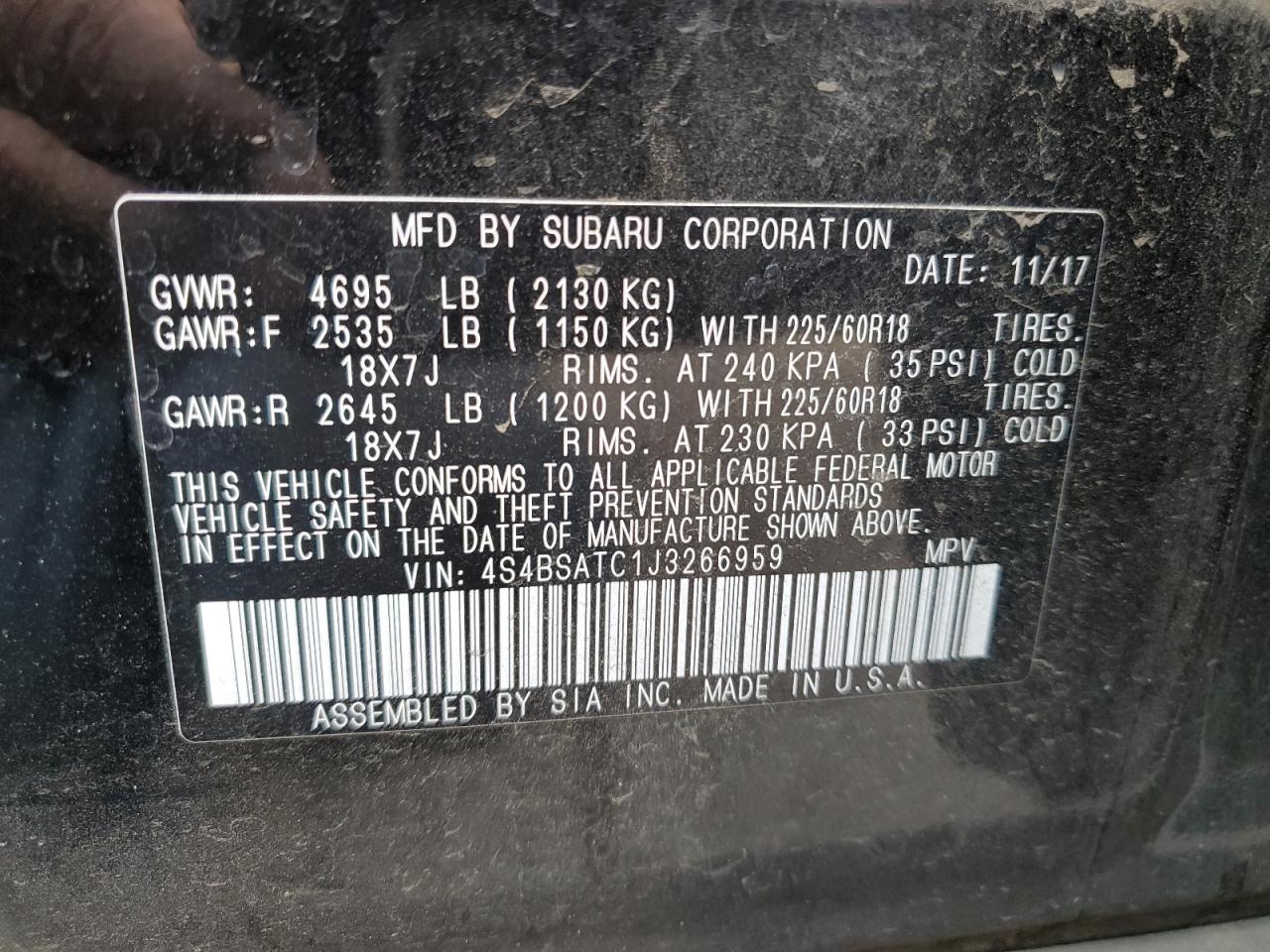 2018 Subaru Outback - Image 14