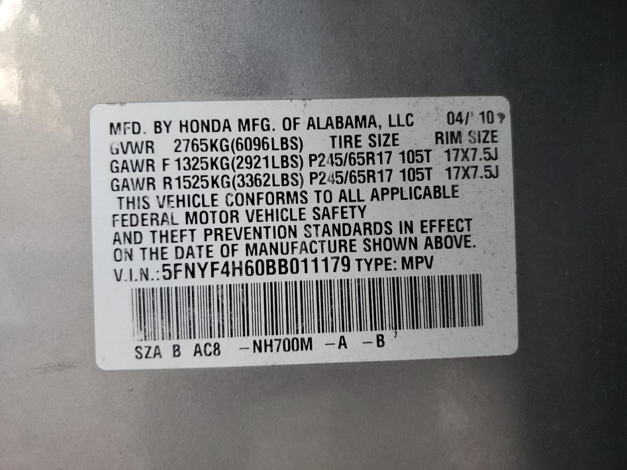 2011 Honda Pilot - Image 13
