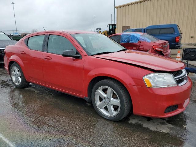  DODGE AVENGER 2013 Червоний
