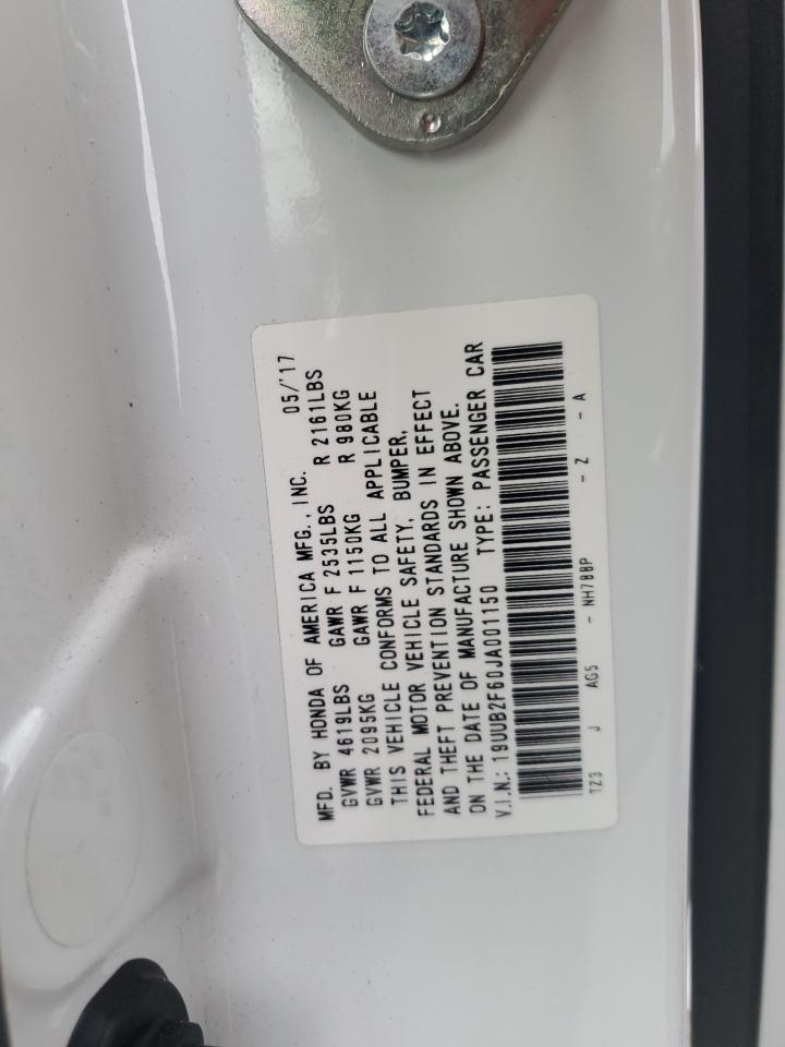 VIN 19UUB2F60JA001150 2018 ACURA TLX no.12