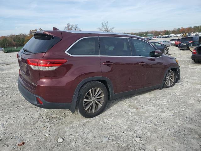  TOYOTA HIGHLANDER 2019 Червоний