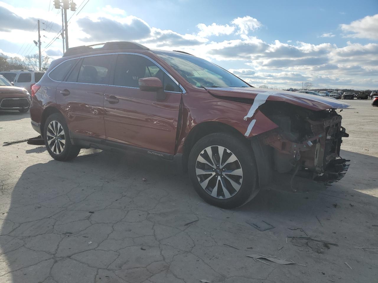 2017 Subaru Outback 2.5I Limited VIN: 4S4BSANC3H3216488 Lot: 81725634