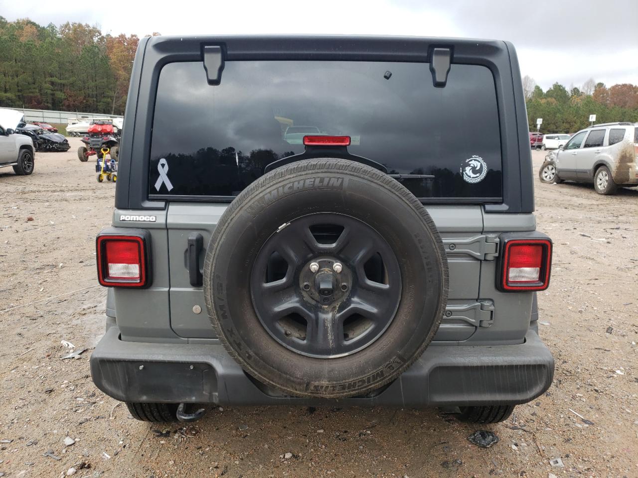 2018 Jeep Wrangler Unlimited Sport VIN: 1C4HJXDN3JW266691 Lot: 80677494