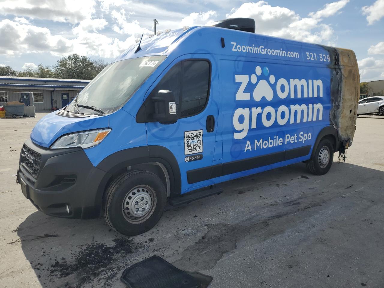 2024 Ram Promaster 3500 3500 High продається в Orlando, FL - Burn