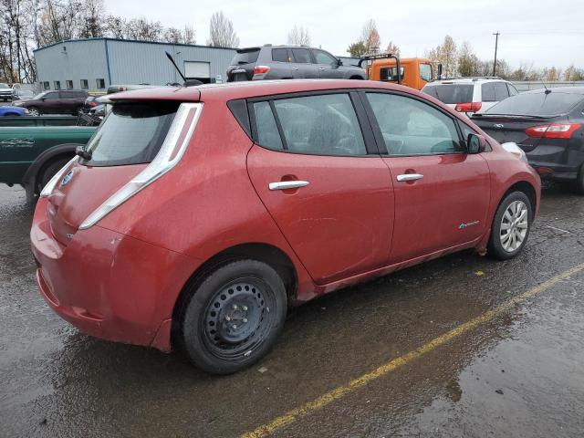  NISSAN LEAF 2014 Червоний