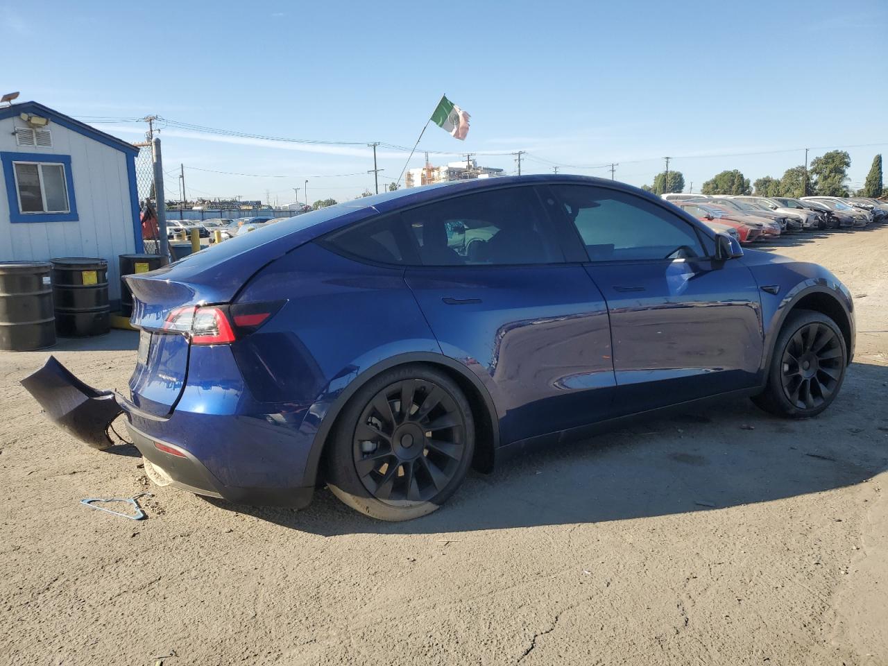 VIN 5YJYGDEE1MF070656 2021 TESLA MODEL Y no.3