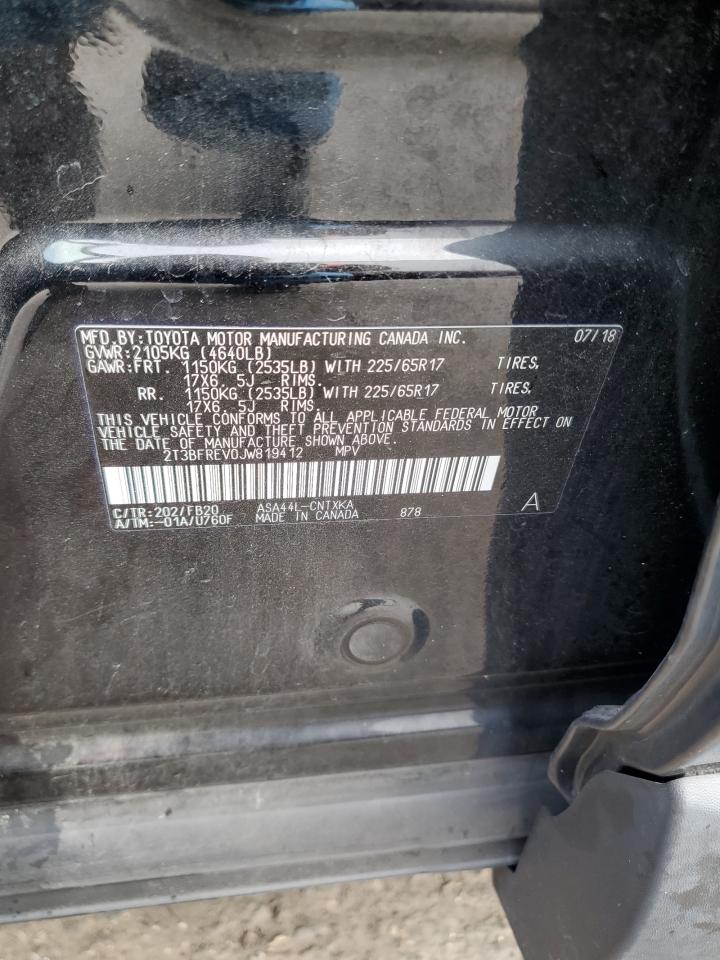 2T3BFREV0JW819412 TOYOTA RAV4 2018