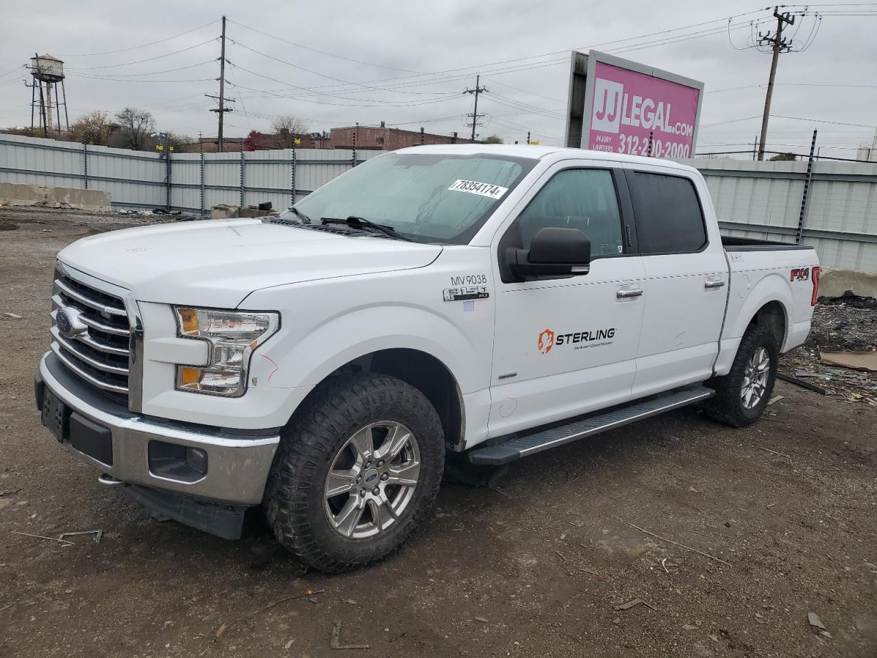 VIN 1FTEW1EP9HKD59038 2017 FORD F-150 no.1