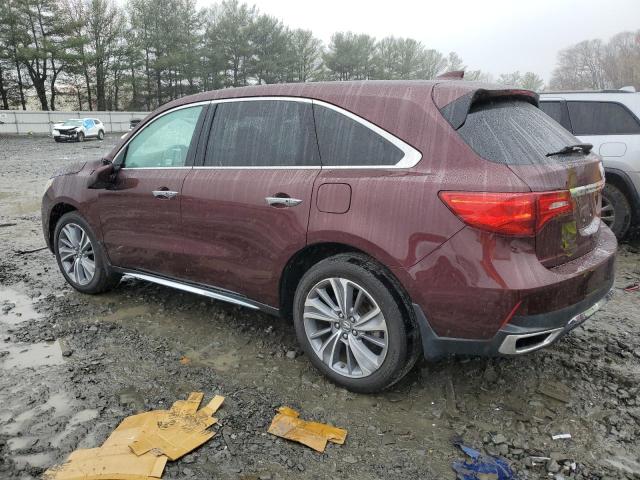  ACURA MDX 2017 Бордовий