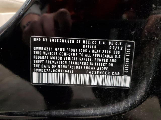 2012 VOLKSWAGEN JETTA SE  