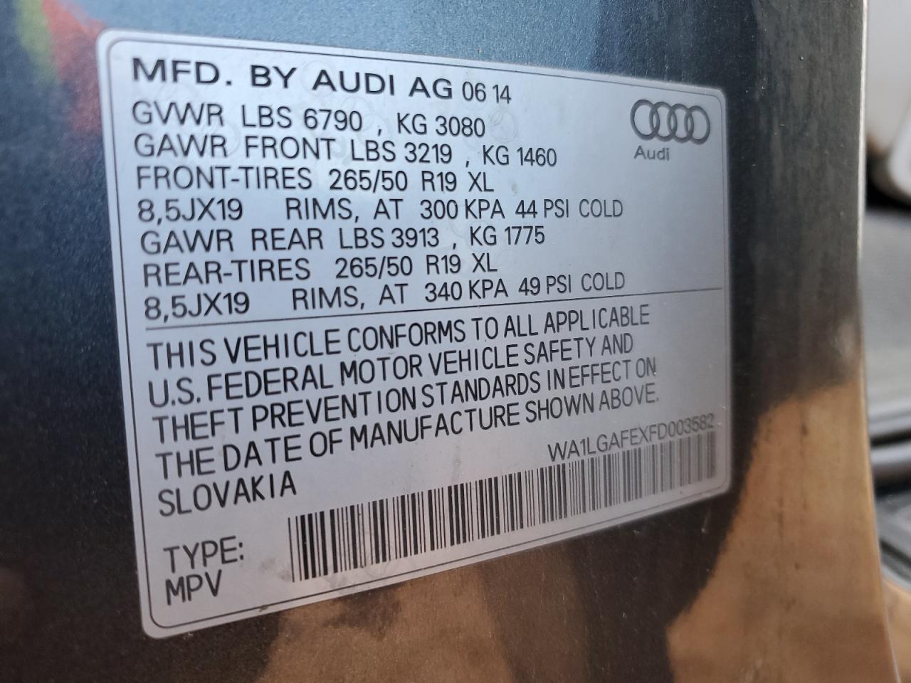 2015 Audi Q7 - Image 12