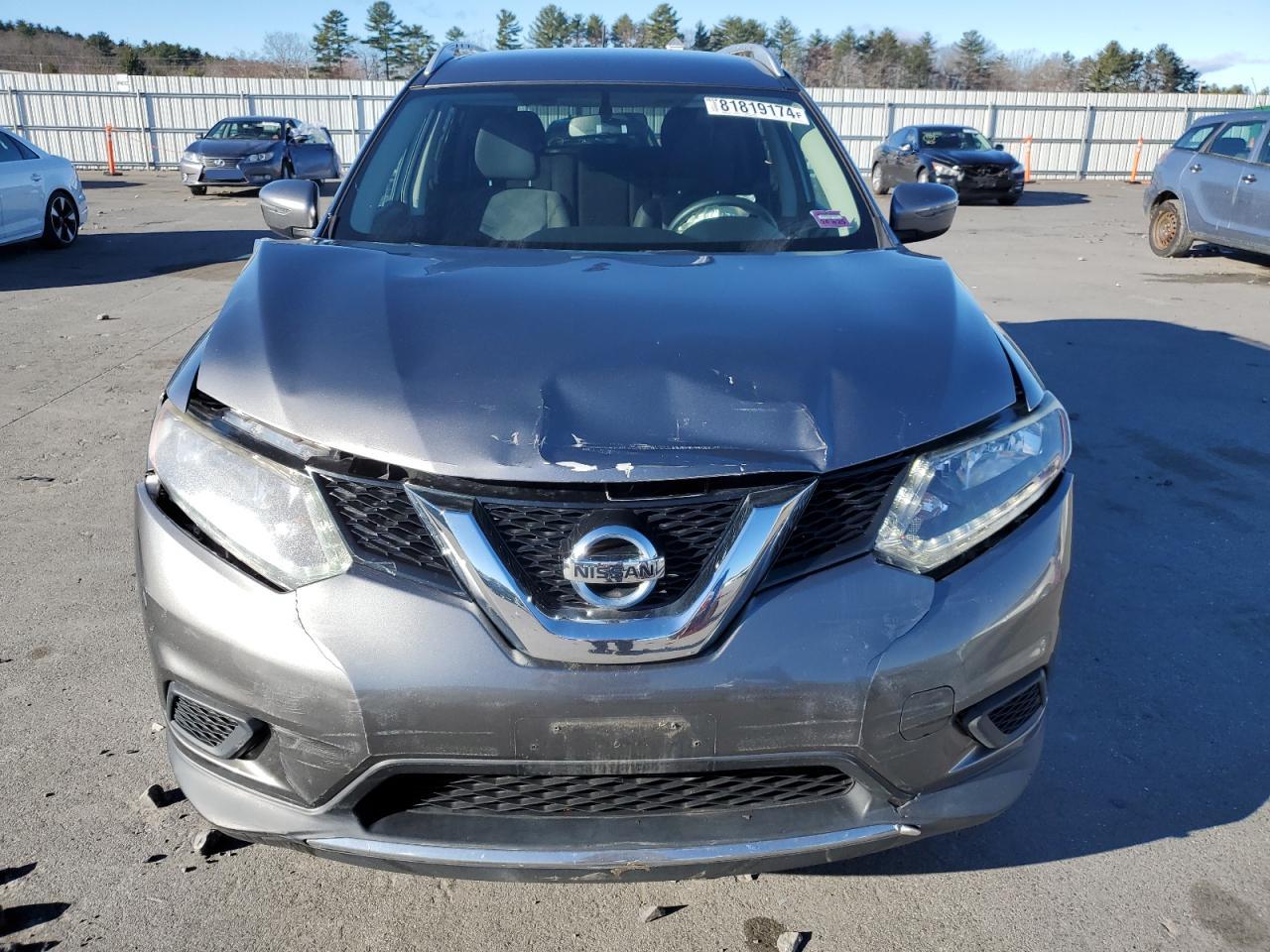 VIN KNMAT2MVXGP614617 2016 NISSAN ROGUE no.5