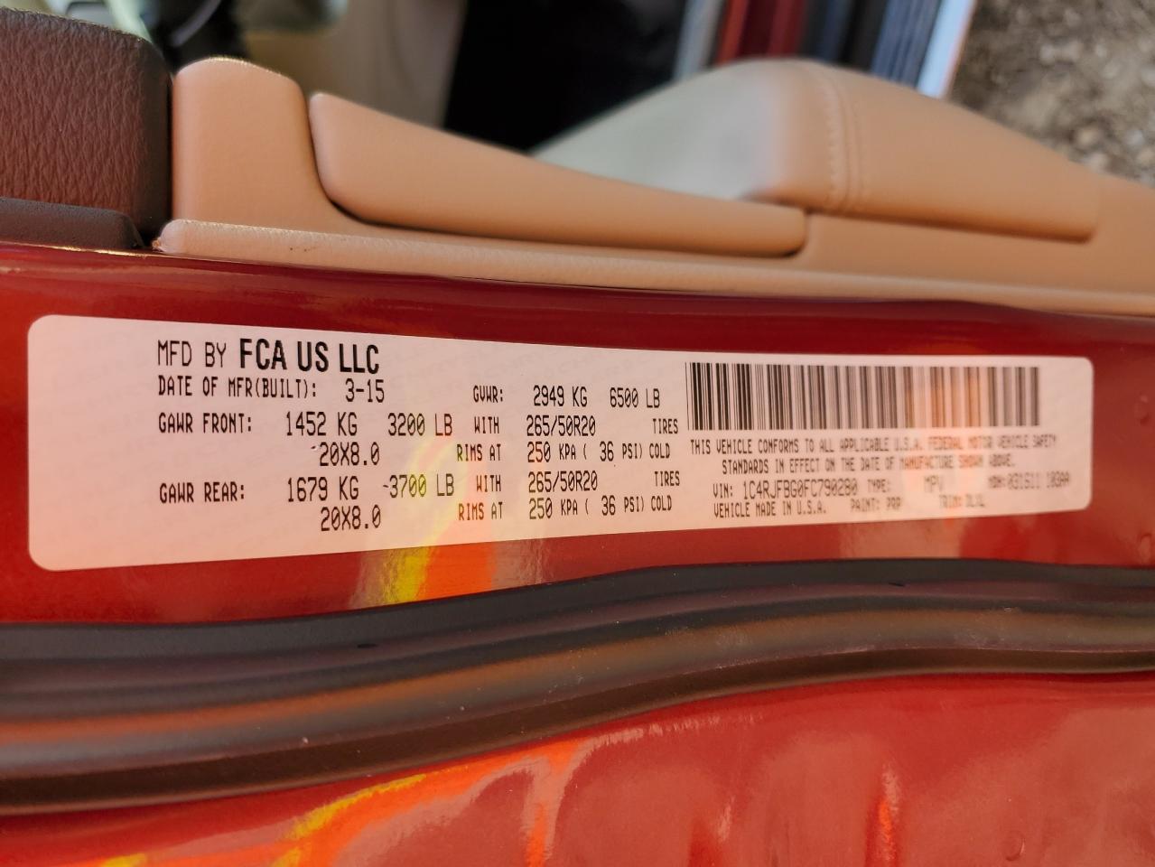 2015 Jeep Grand Cherokee - Image 13