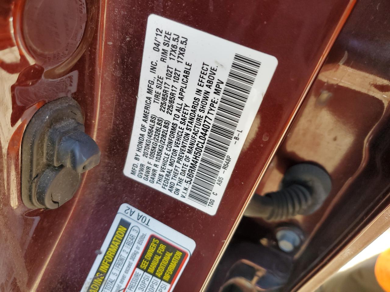 2012 Honda CR-V - Image 13