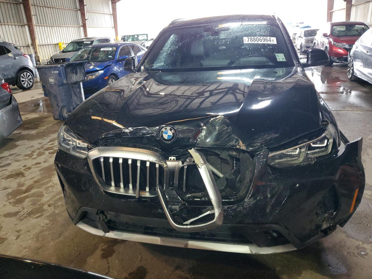 2022 BMW X3 Sdrive30I VIN: WBX47DP08NN123357 Lot: 78806964