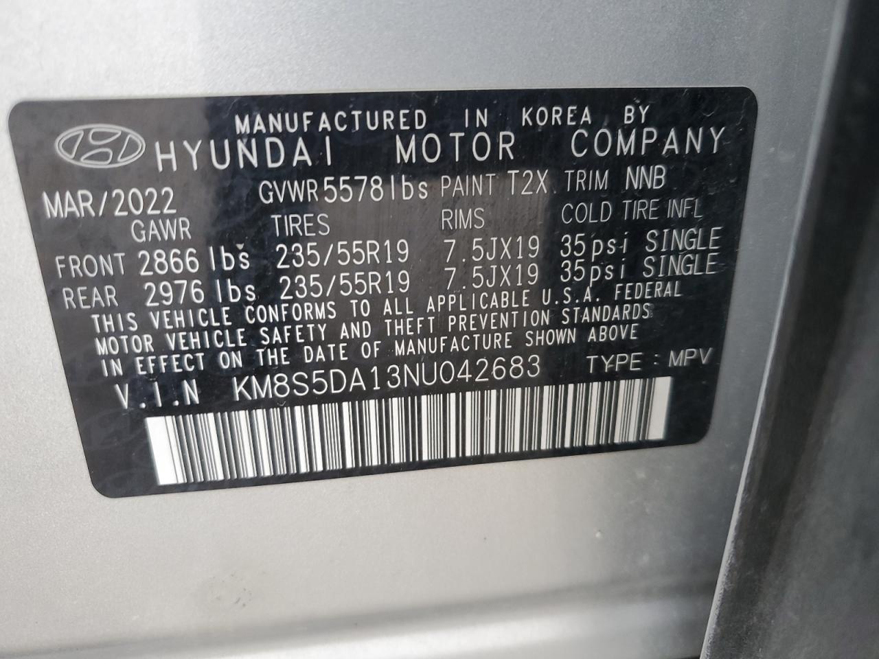 2022 Hyundai Santa Fe - Image 14