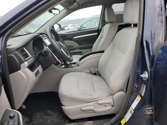  TOYOTA HIGHLANDER 2014 Granatowy