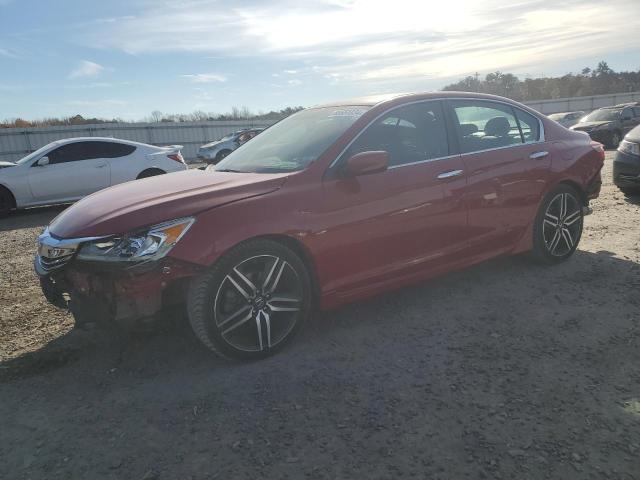  HONDA ACCORD 2017 Czerwony