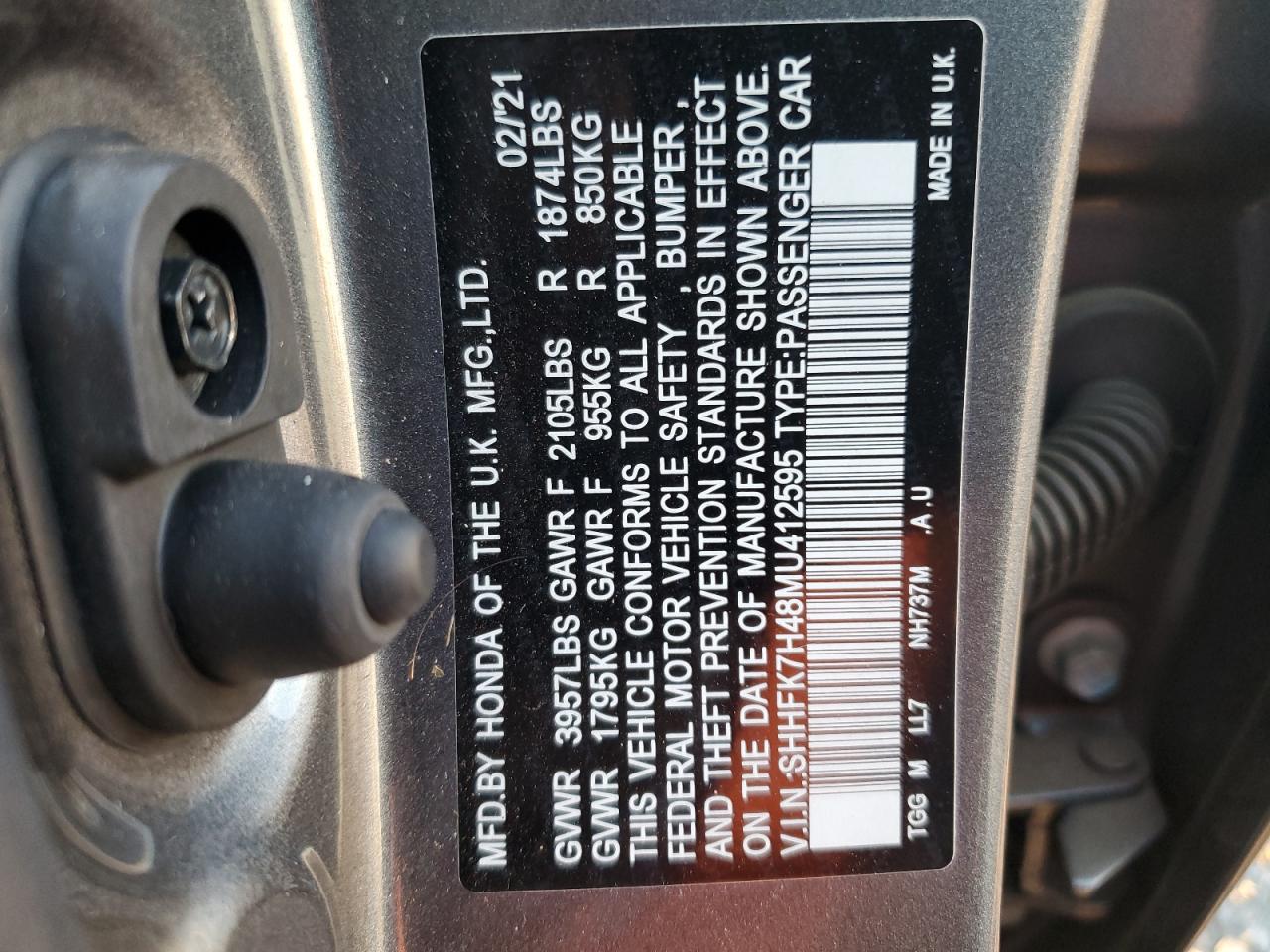 2021 Honda Civic - Image 12