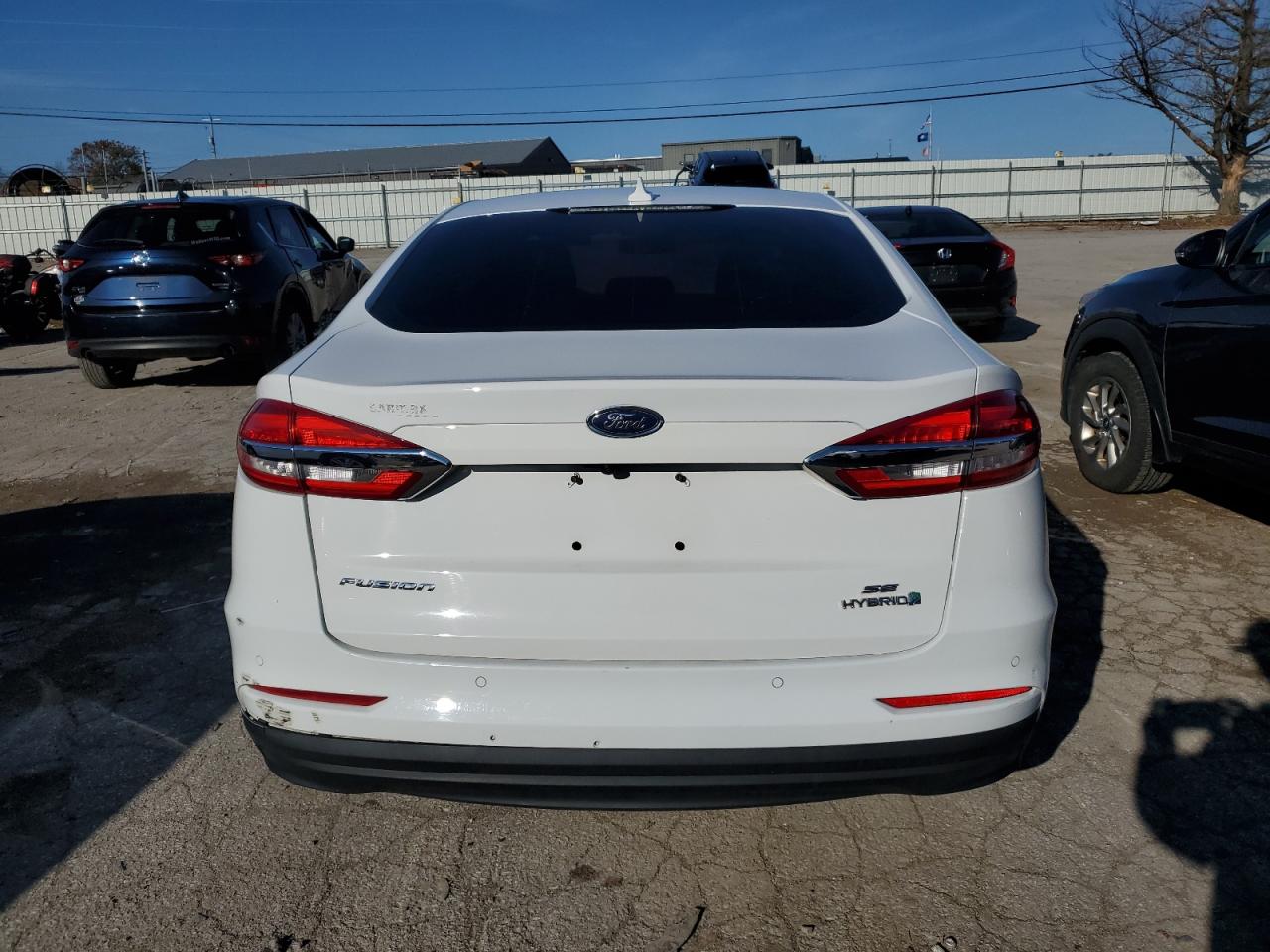 2019 Ford Fusion Se VIN: 3FA6P0LU1KR226125 Lot: 80093174