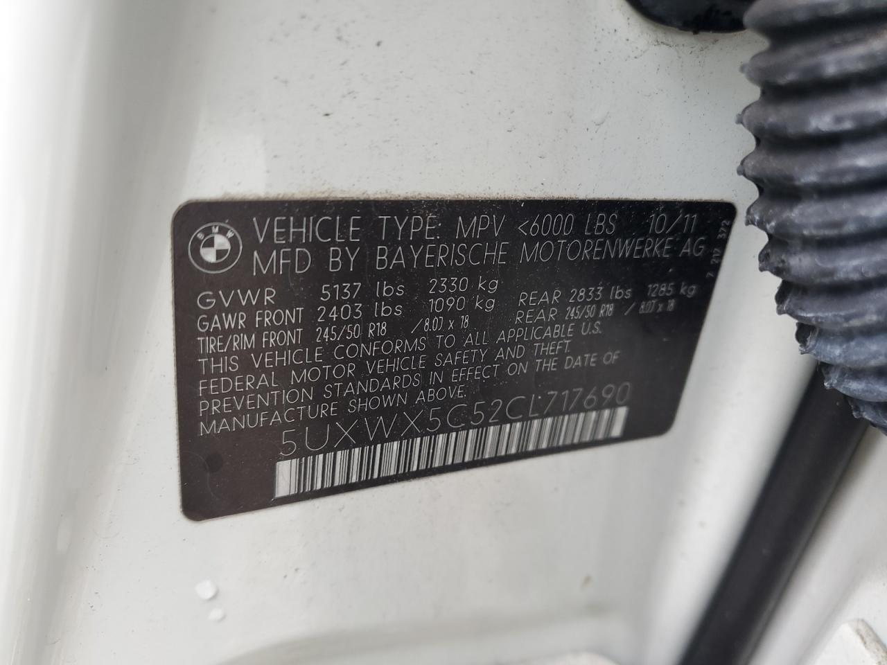 2012 BMW X3 - Image 15