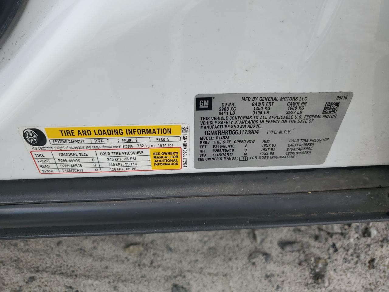 2016 Chevrolet Traverse - Image 13