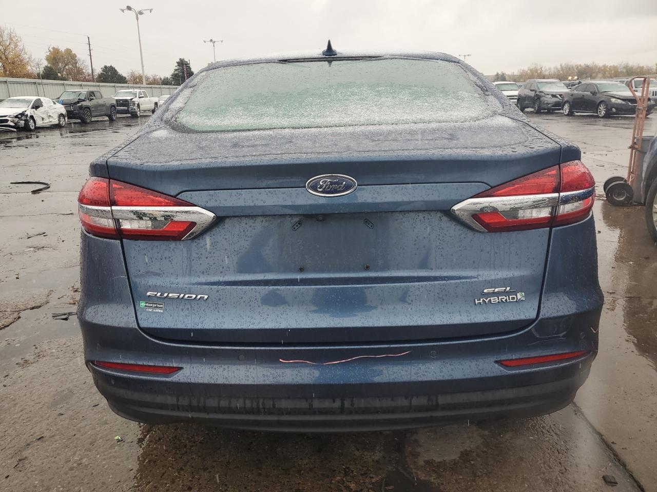 2019 Ford Fusion Sel VIN: 3FA6P0MU6KR180760 Lot: 77030184