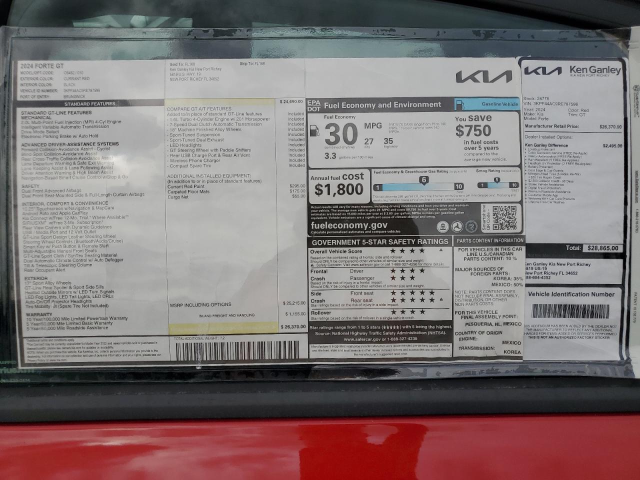 2024 Kia Forte - Image 12
