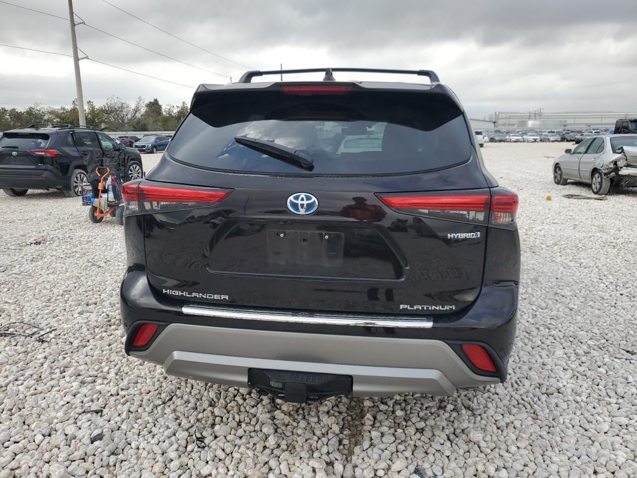 2021 Toyota Highlander Hybrid Platinum VIN: 5TDEBRCH0MS055928 Lot: 79809134