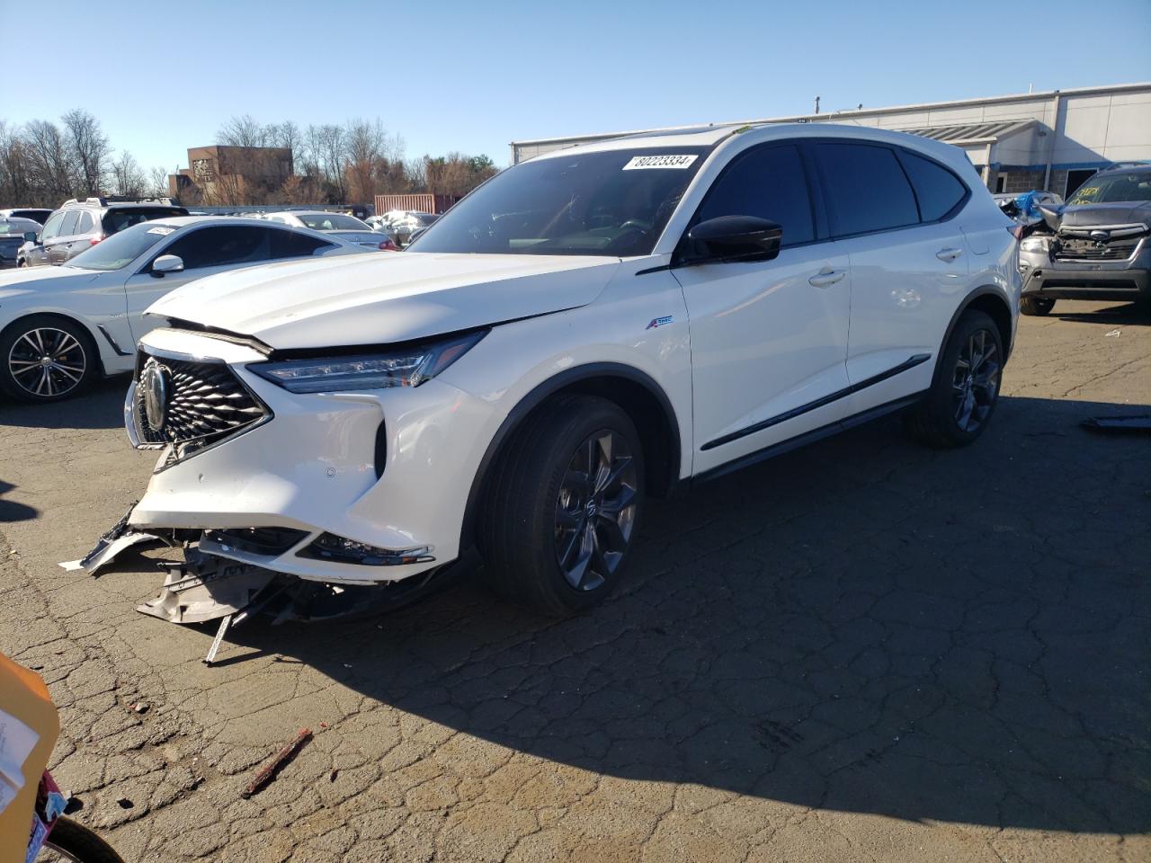 VIN 5J8YE1H00NL027947 2022 ACURA MDX no.1