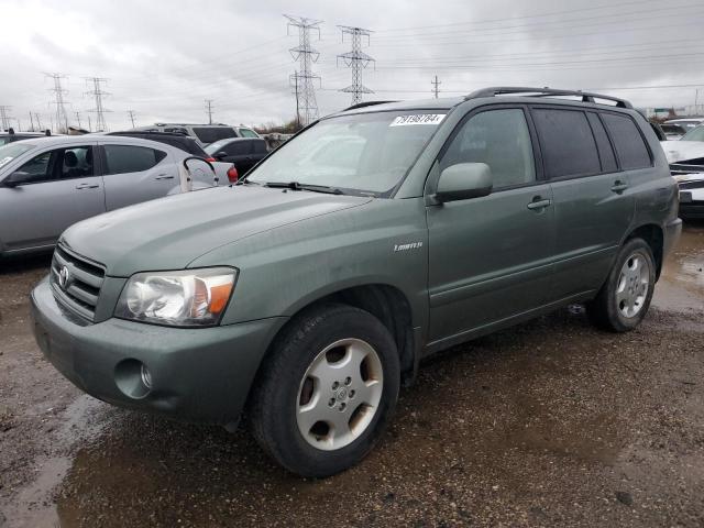 2006 Toyota Highlander Limited на продаже в Elgin, IL - Minor Dent/Scratches