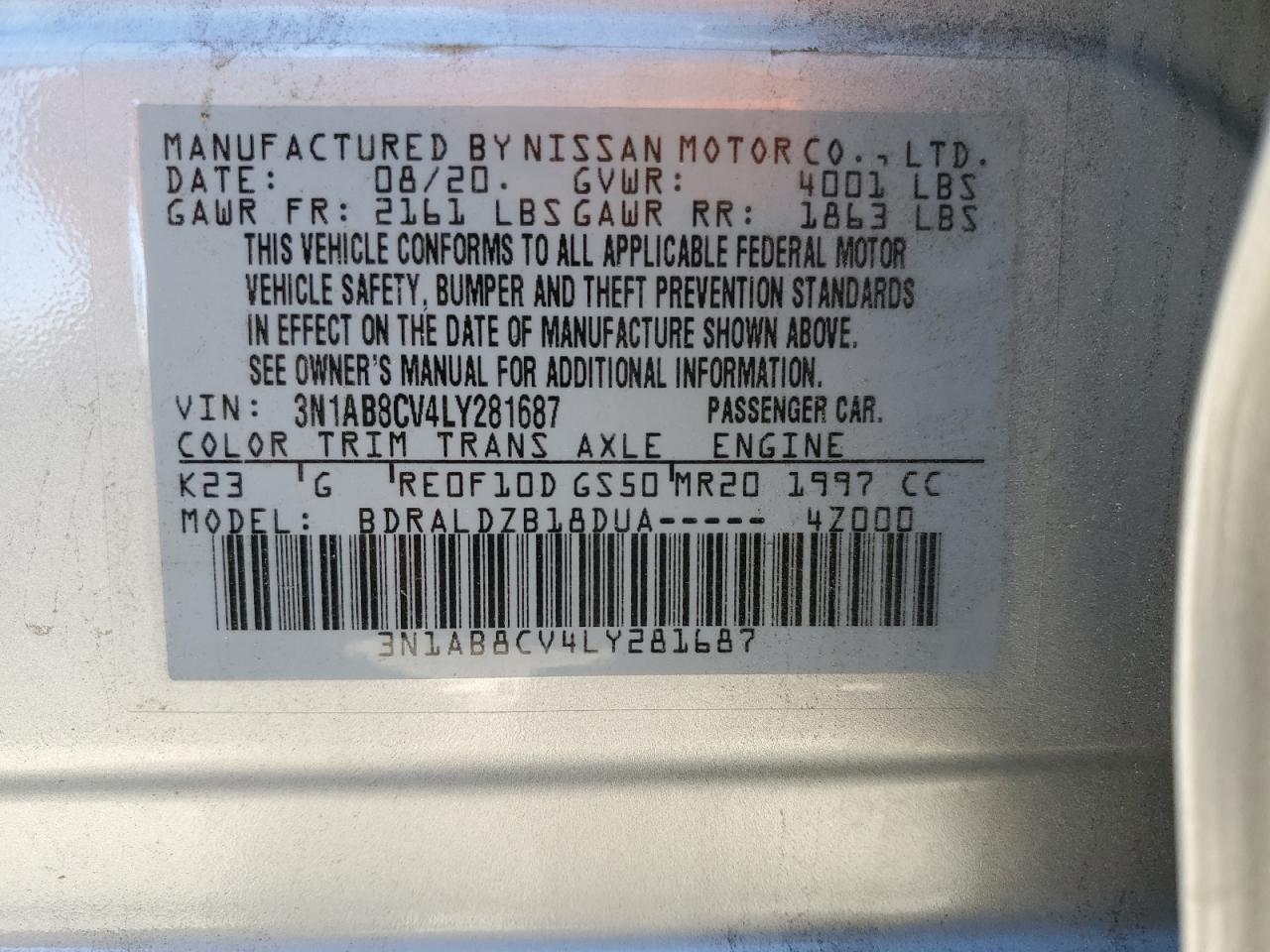 2020 Nissan Sentra - Image 13