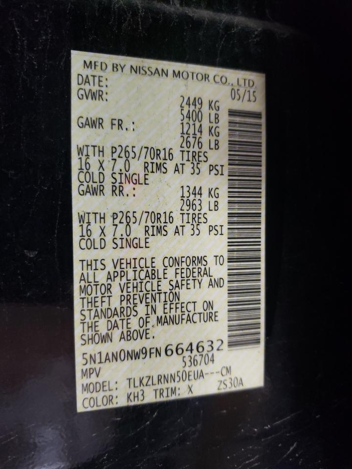 2015 Nissan XTerra - Image 12