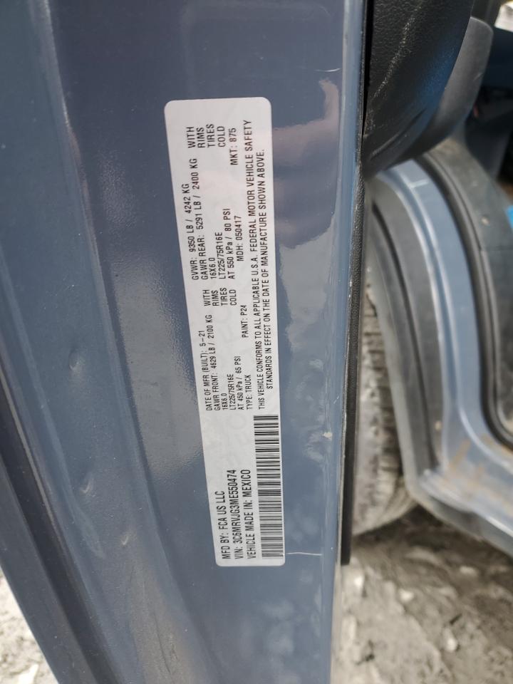 2021 Ram Promaster 3500 3500 High VIN: 3C6MRVJG3ME550474 Lot: 81963644